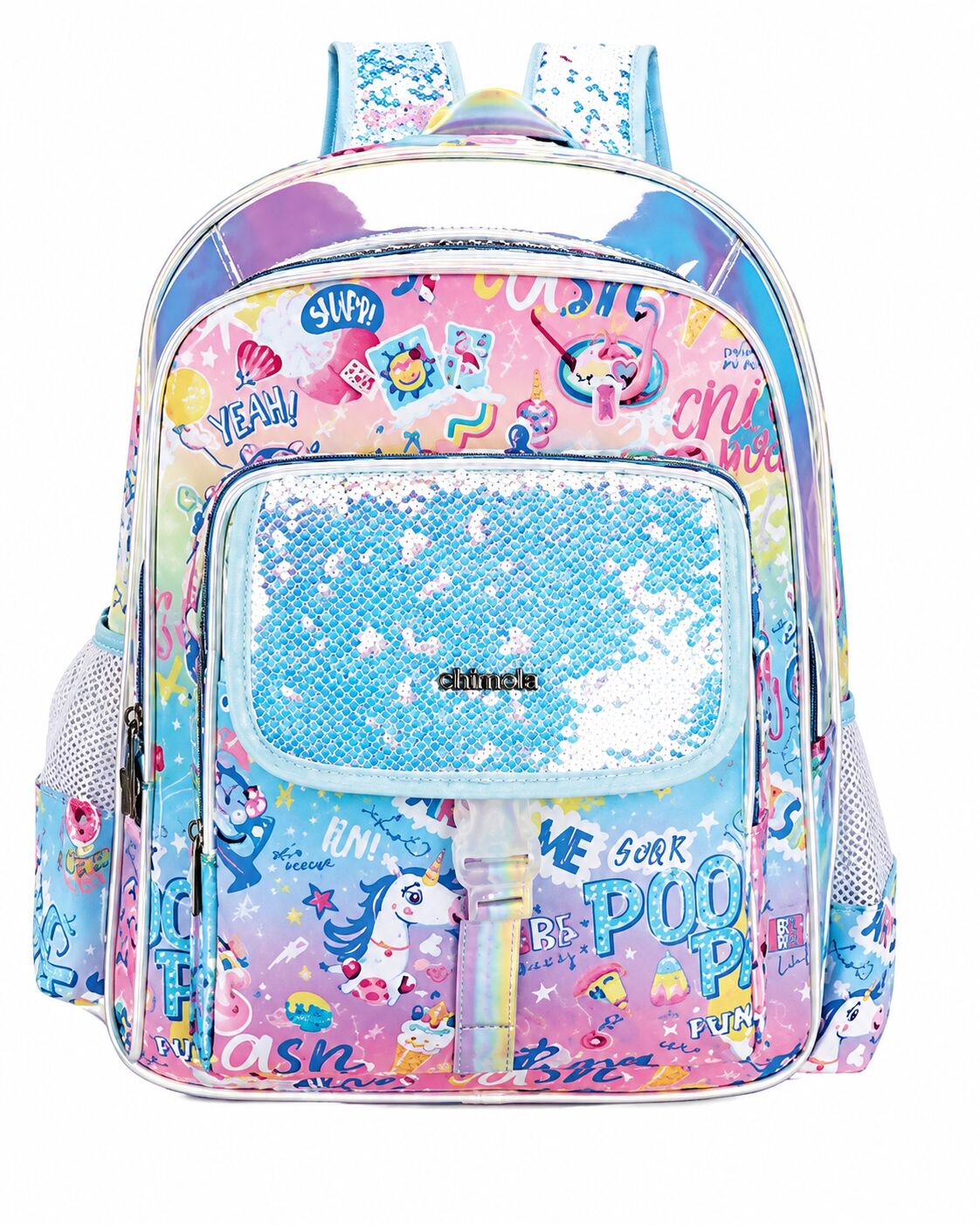 Chimola Graffiti Blue 18'' Sırt Çantası