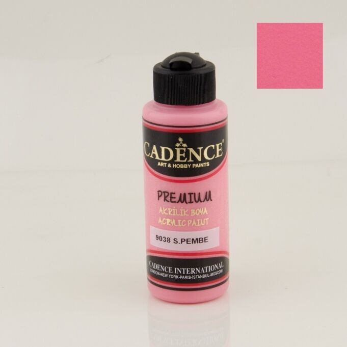 Cadence Premium Akrilik Boya 9038 S. Pembe 120 Ml