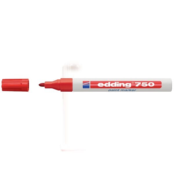 Edding 750 Boya Dekor Markörü Kırmızı
