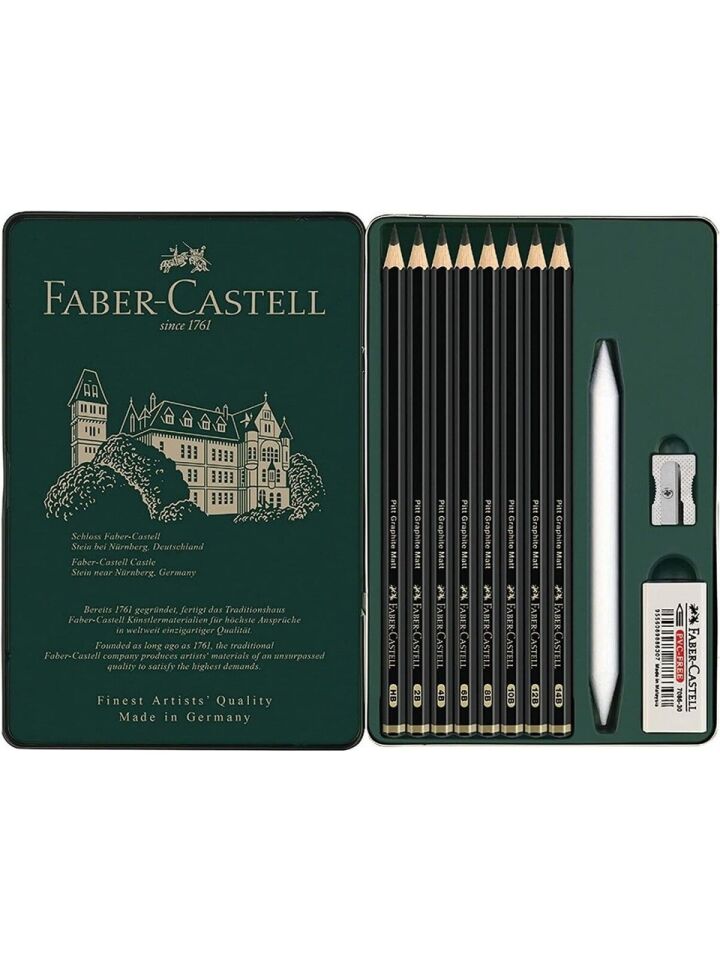 Faber-Castell Pitt Graphite Matt Dereceli Kalem 11 Parça Set