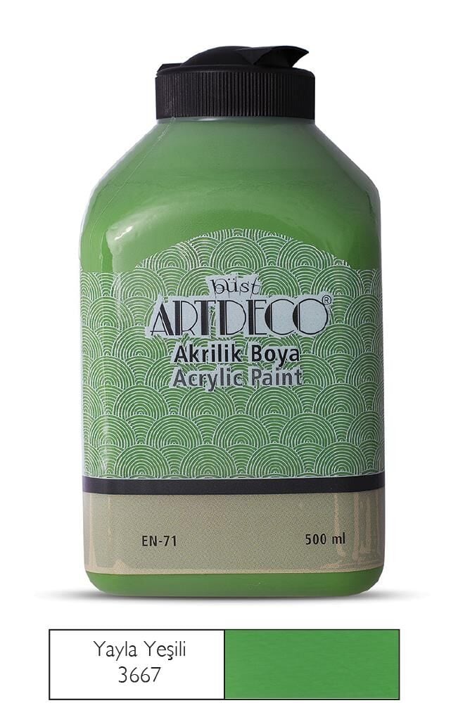 Artdeco Akrilik Boya 500 Ml Yayla Yeşili 3667