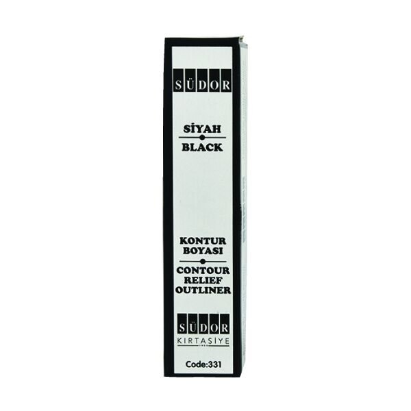 Südor Kontür Boyası Siyah 25 Ml