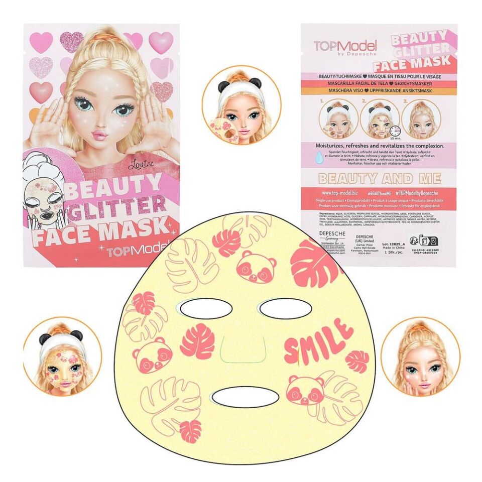 Top Model Parıltılı Yüz Maskesi Smile
