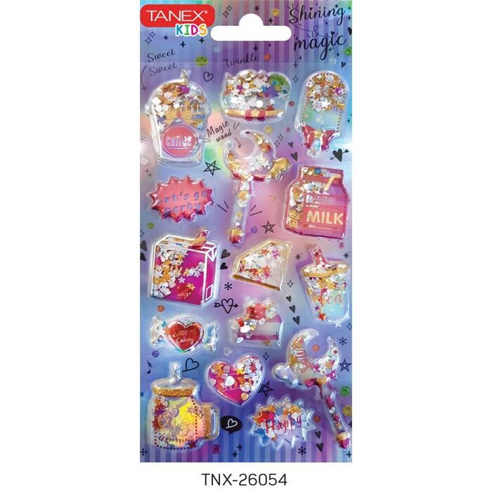 Tanex Tnx-26054 Parlak Simli-4 Serisi Etiketi