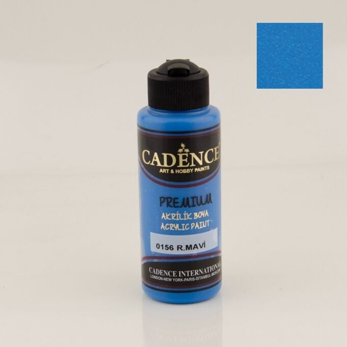 Cadence Premium Akrilik Boya 0156 Royal Mavi 120 Ml