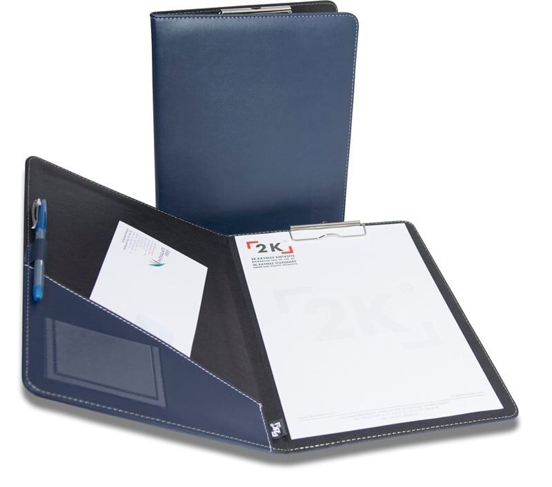 2K Sekreterlik Kapaklı A4 501-3 Lacivert 100 Yaprak 24x32 Cm