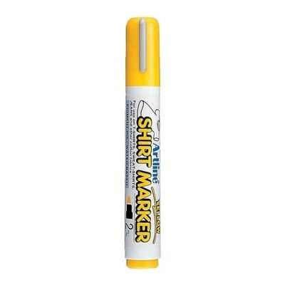 Artline Shirt Marker Tişört Markörü Uç:2,0 Mm Sarı
