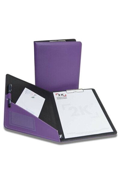 2K Sekreterlik Kapaklı A4 501-5 Lila 100 Yaprak 24x32 Cm