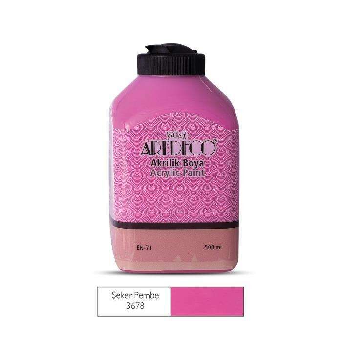 Artdeco Akrilik Boya 500 Ml Pembe 3678