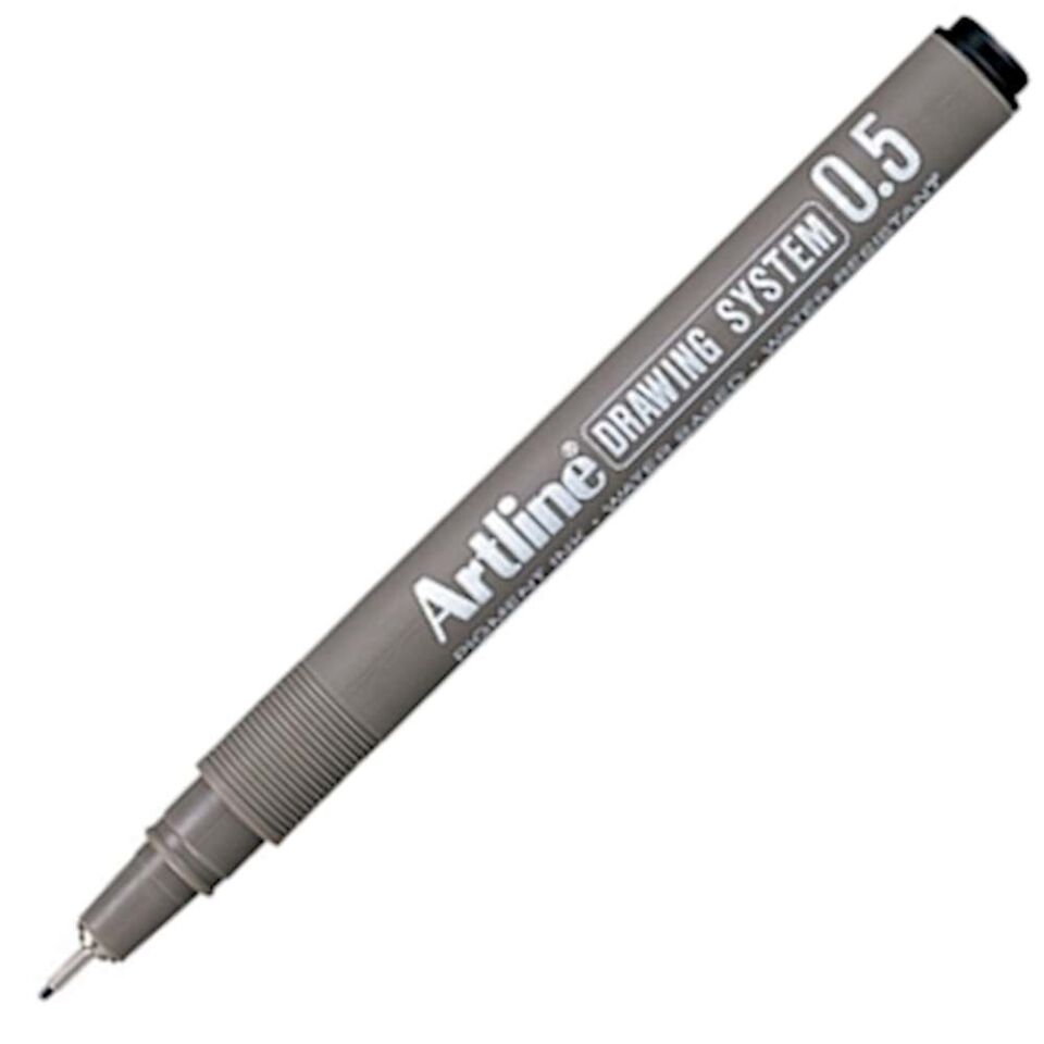 Artline Drawing System 0.5 Çizim Kalemi Uç:0,5 Mm Siyah
