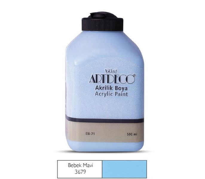 Artdeco Akrilik Boya 500 Ml Bebek Mavi 3679