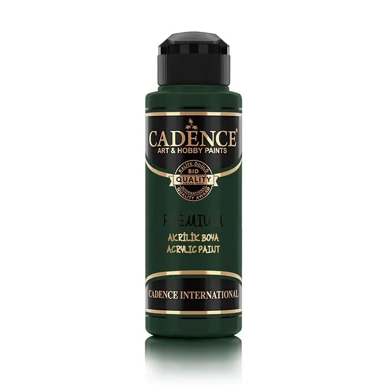 Cadence Premium Akrilik Boya 9052 Koyu Yeşil 120 Ml