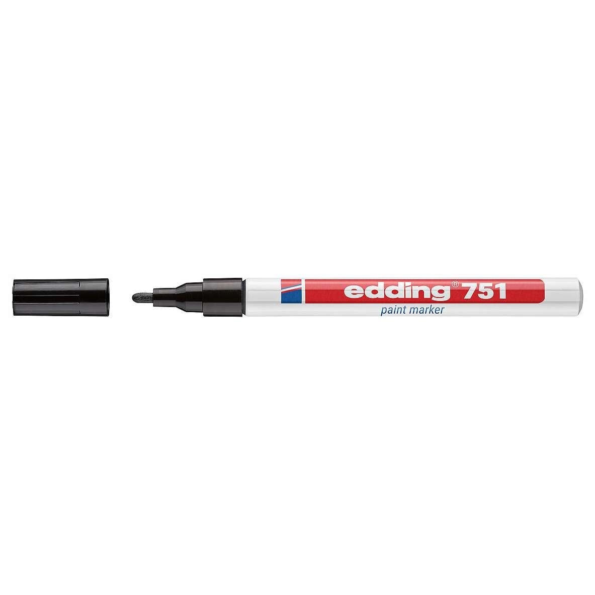 Edding 751 Boya Dekor Markörü Siyah