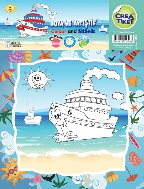 Crea Etiket Uçak - Gemi