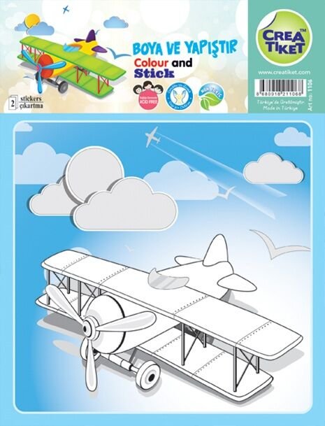 Crea Etiket Uçak - Gemi