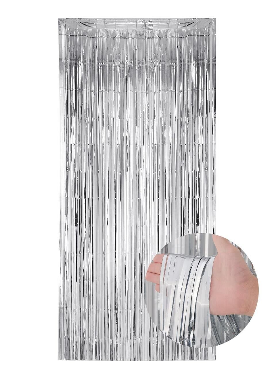 Astaş Metalize Perde Gümüş 90x240 Cm