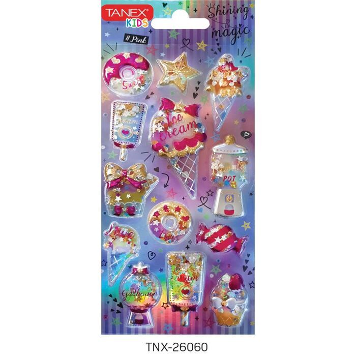 Tanex Tnx-26060 Parlak Simli-10 Serisi Etiketi