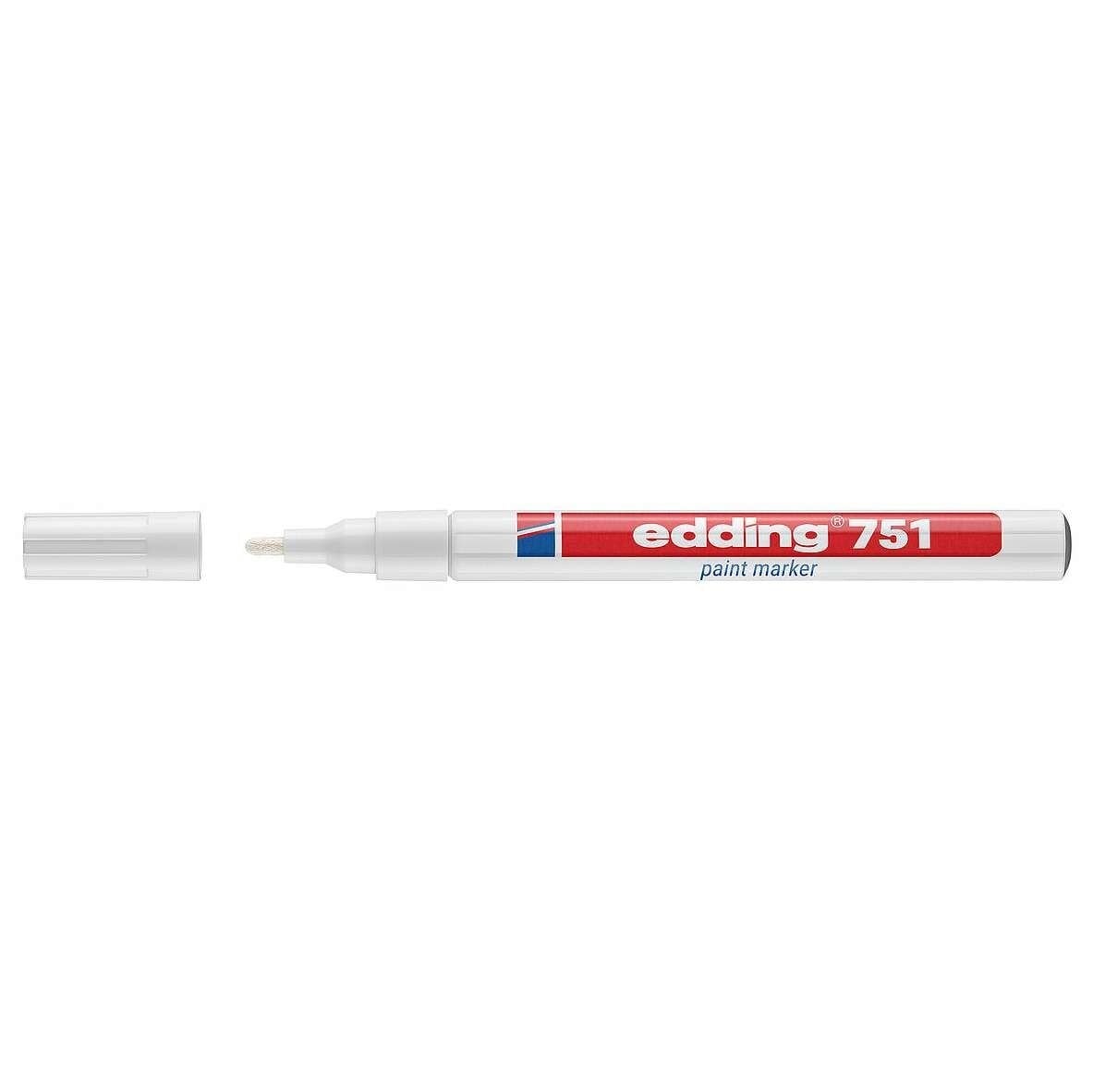 Edding 751 Boya Dekor Markörü Beyaz