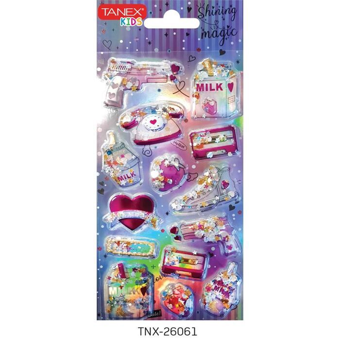 Tanex Tnx-26061 Parlak Simli-11 Serisi Etiketi