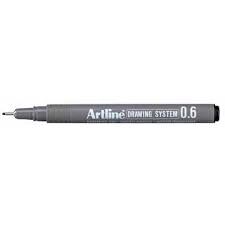 Artline Drawing System 0.6 Çizim Kalemi Uç:0,6 Mm Siyah
