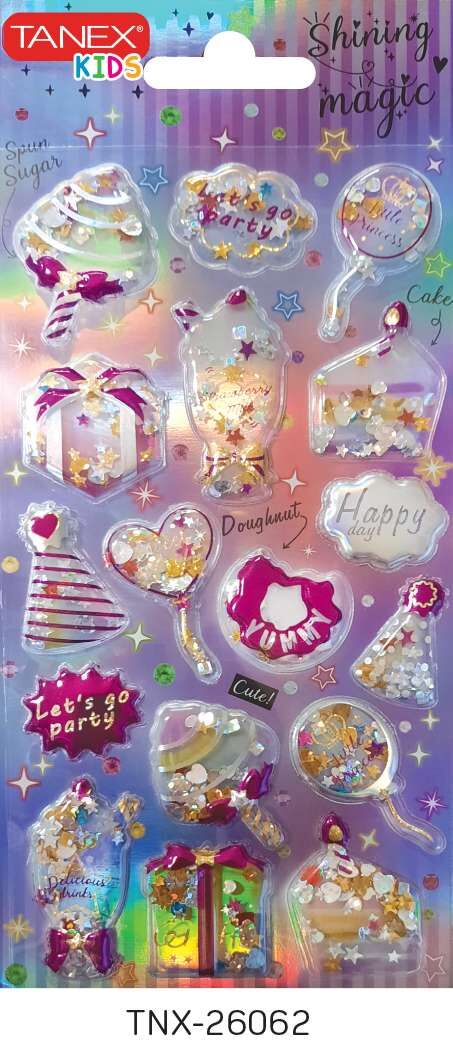 Tanex Tnx-26062 Parlak Simli-12 Serisi Etiketi