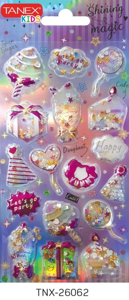 Tanex Tnx-26062 Parlak Simli-12 Serisi Etiketi