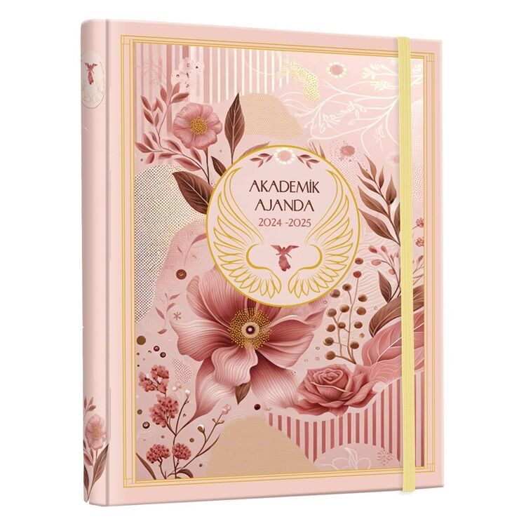 Victoria's Journals 17x23 Cm 17x23 Gizli Spiralli Akademik Ajanda 2024-2025  100 Gr 192 Sayfa