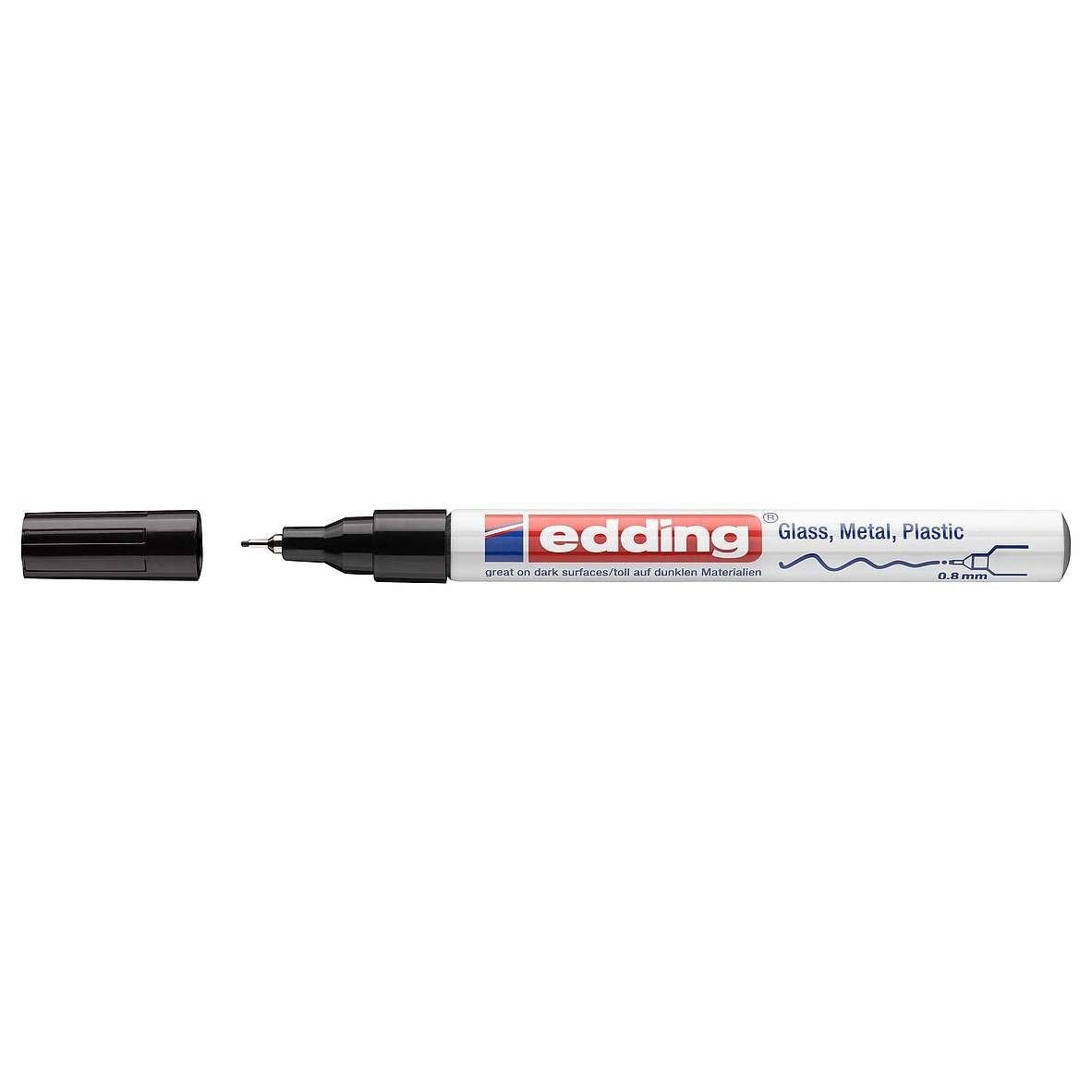 Edding 780 Boya Dekor Markörü Siyah