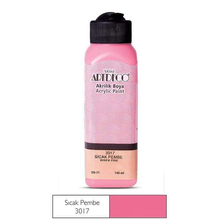Artdeco Akrilik Boya 140 Ml Sıcak Pembe 3017