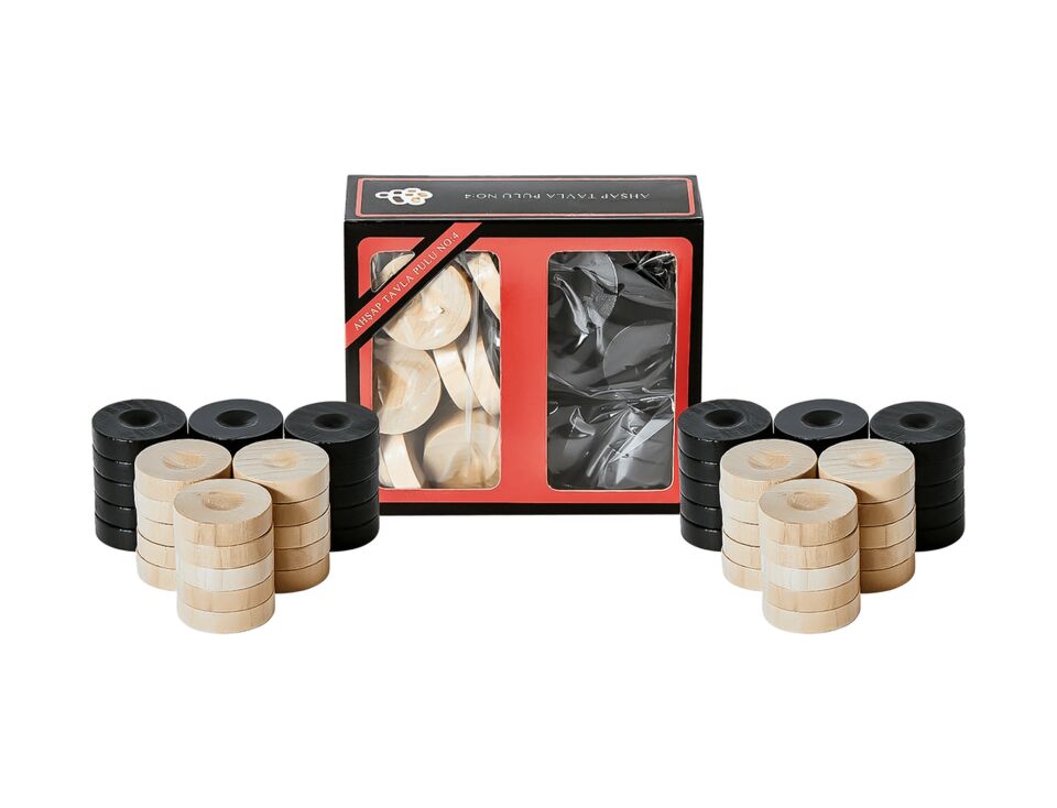 Eser Ahşap Tavla Pulu No:3