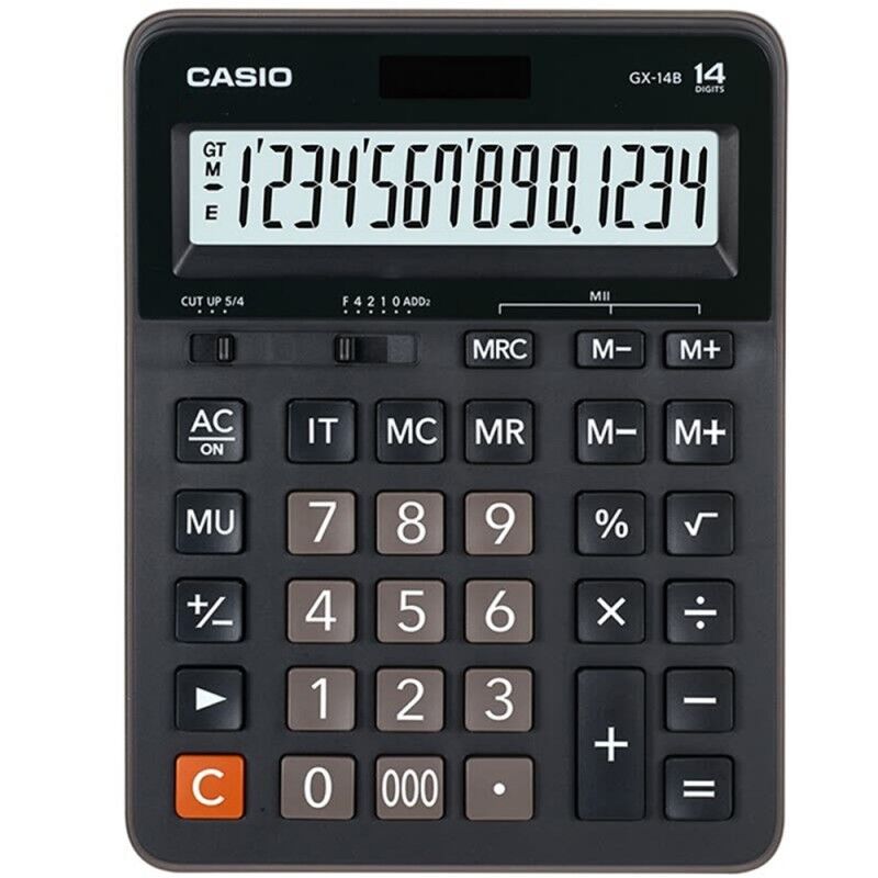 Casio Hesap Makinesi Masaüstü Gx-14B-W 12 Hane