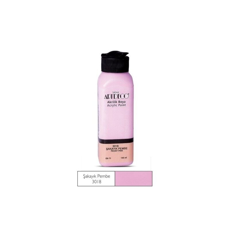 Artdeco Akrilik Boya 140 Ml Sakayık Pembe 3018