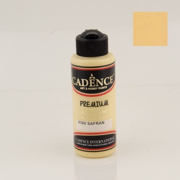 Cadence Premium Akrilik Boya 0360 Safran 120 Ml