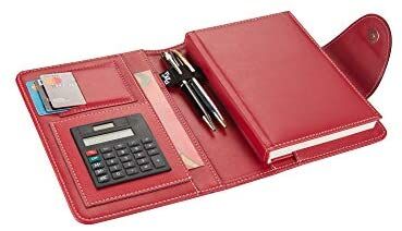 2K Organizer Ajanda Tarihsiz Kareli 5193 Kırmızı 17x22 Cm