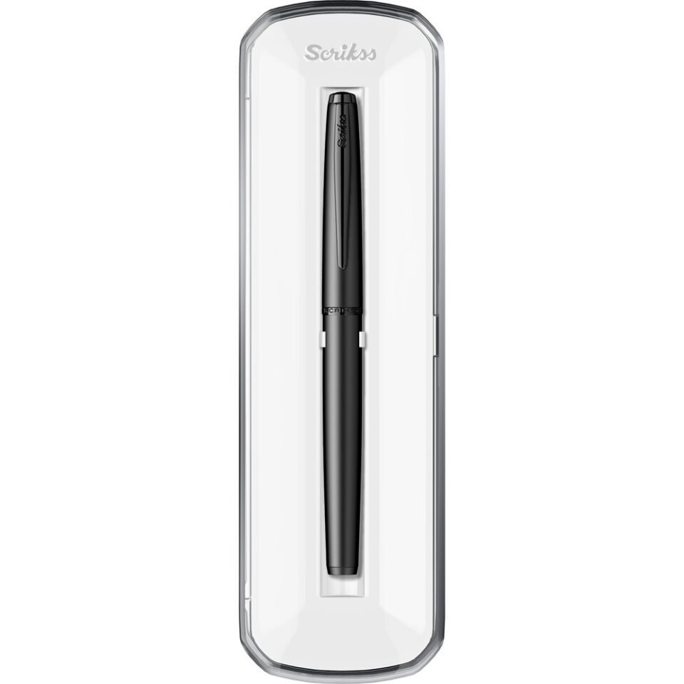 Scrikss 78M Roller Kalem Mat Siyah Kristal Kutu