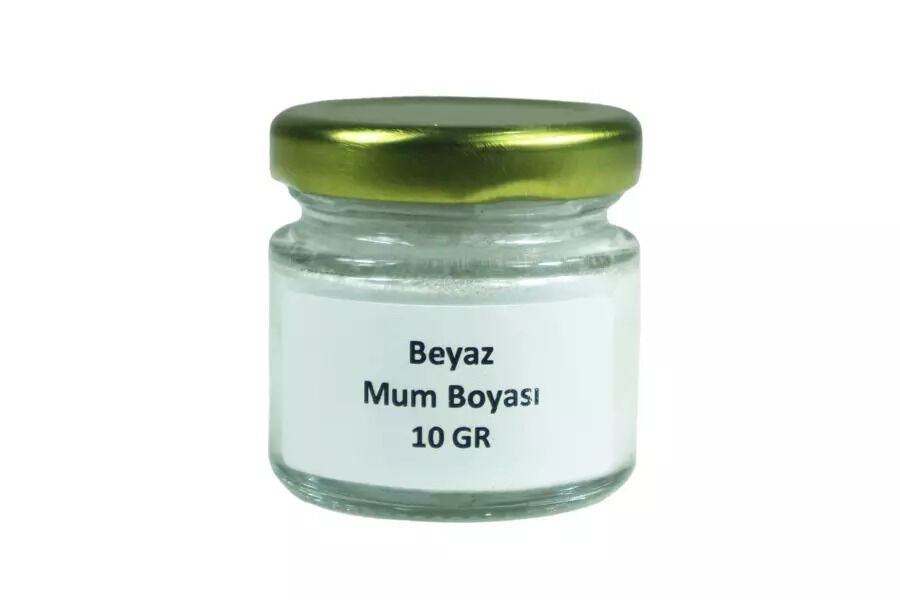 Kmy Beyaz Toz Mum Boyası 10 Gr