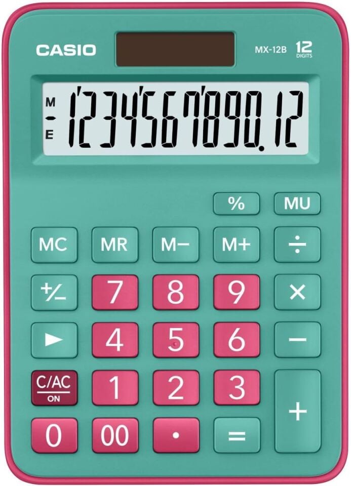 Casio Hesap Makinesi Masaüstü Mx-12B-Gnrd 12 Hane