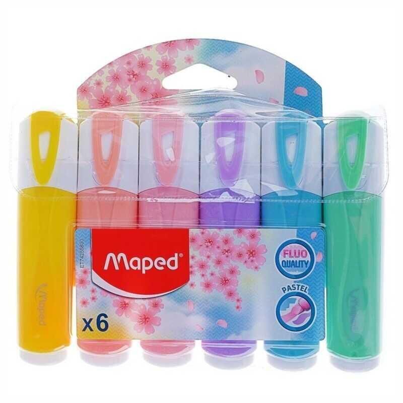 Maped Pastel Classic Highlighter 6 Lı