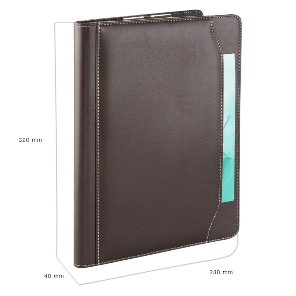 2K Sekreterlik Hesap Makineli A4 532-K Kahverengi 100 Yaprak 25x32 Cm