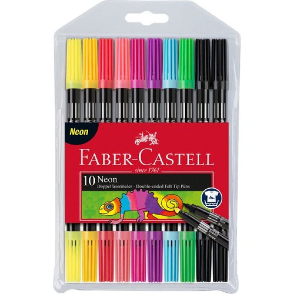 Faber-Castell Çift Taraflı Neon Keçeli Kalem