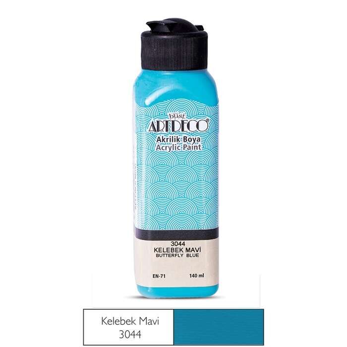 Artdeco Akrilik Boya 140 Ml Kelebek Mavi 3044