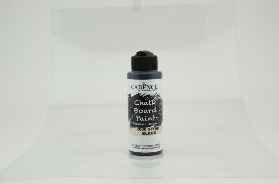 Cadence Kara Tahta Boyası 2600 Siyah 120 Ml