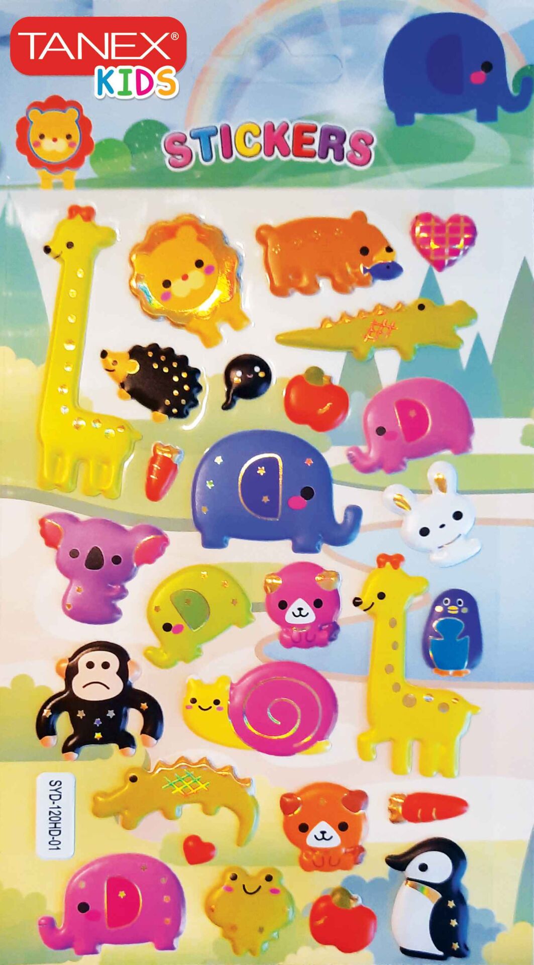 Tanex Tnx-26151 Orman Canlıları 3D Etiket