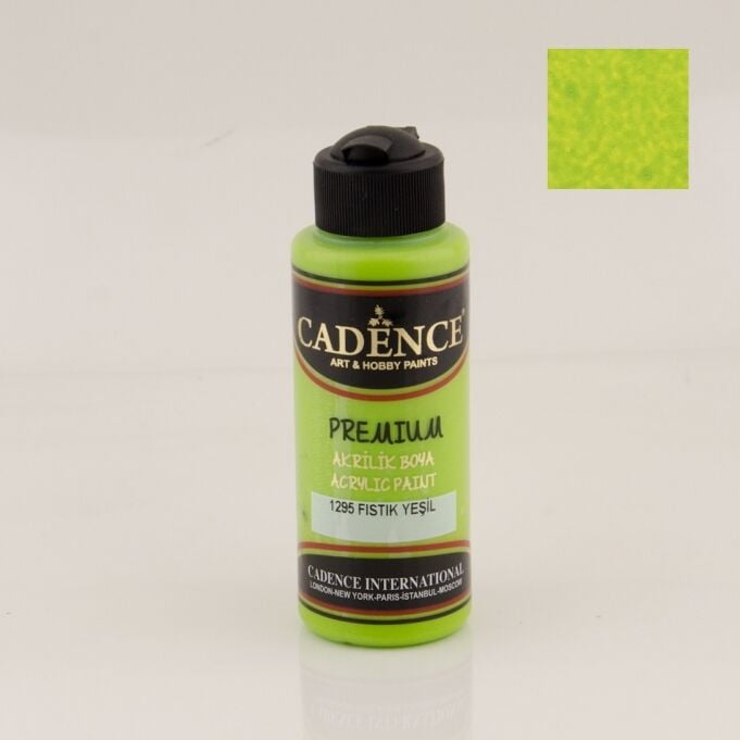 Cadence Premium Akrilik Boya 1295 Fıstık 120 Ml