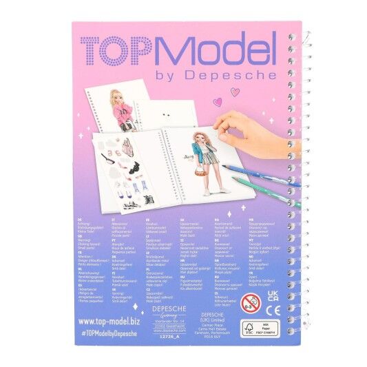 Top Model Kedili Küçük Tasarım Defteri
