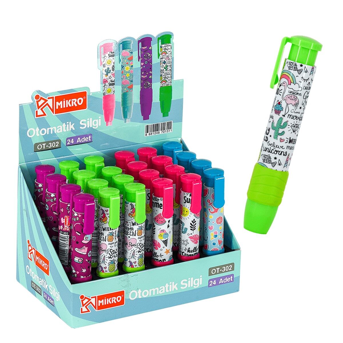 Mikro 302 Otomatik Silgi