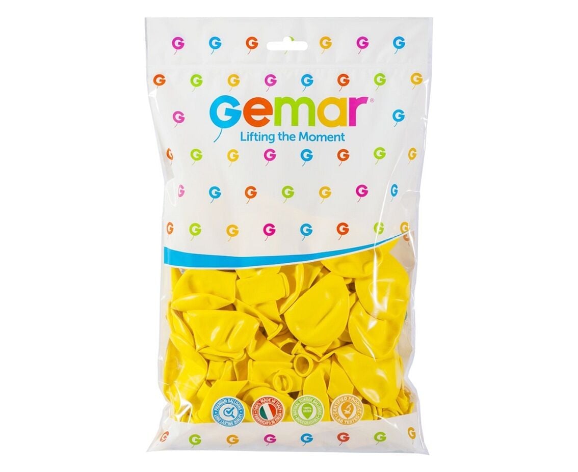 Gemar Balon Sarı 10'' 100 Lü Paket