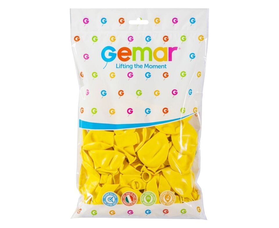 Gemar Balon Sarı 10'' 100 Lü Paket