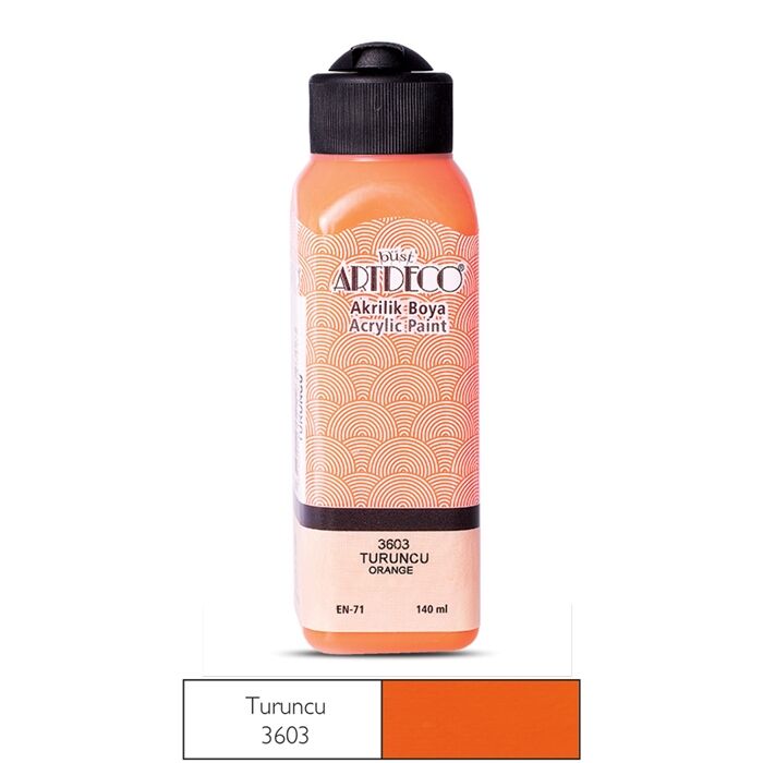 Artdeco Akrilik Boya 140 Ml Turuncu3603