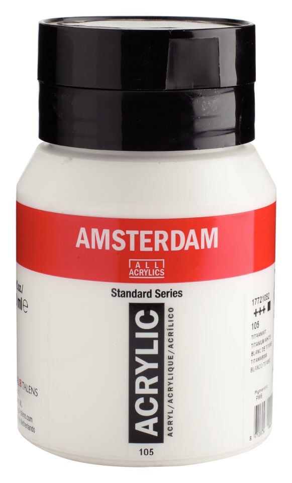 Amsterdam Standart Akrilik 600 Ml Titanium White